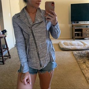 Blue Marled Athletic Jacket